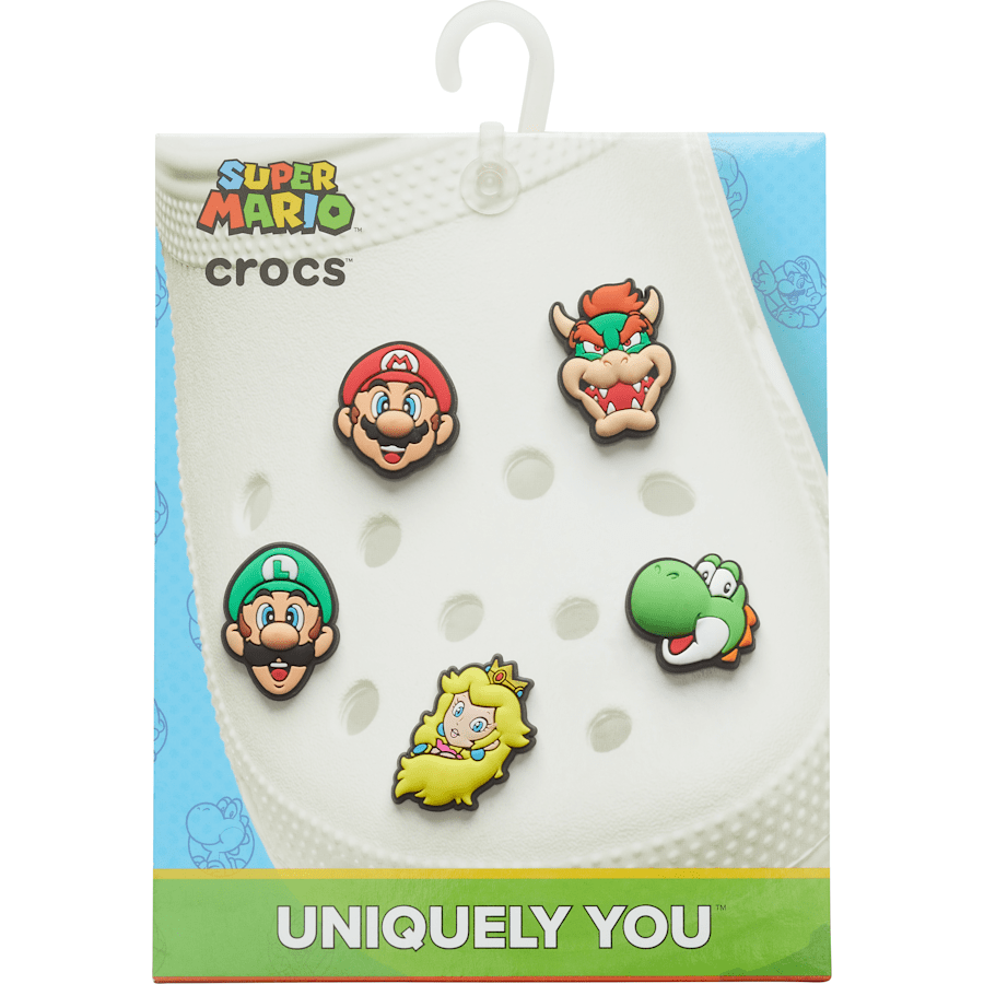 Crocs Super Mario™ 5-Pack Jibbitz Shoe Charm Outlet