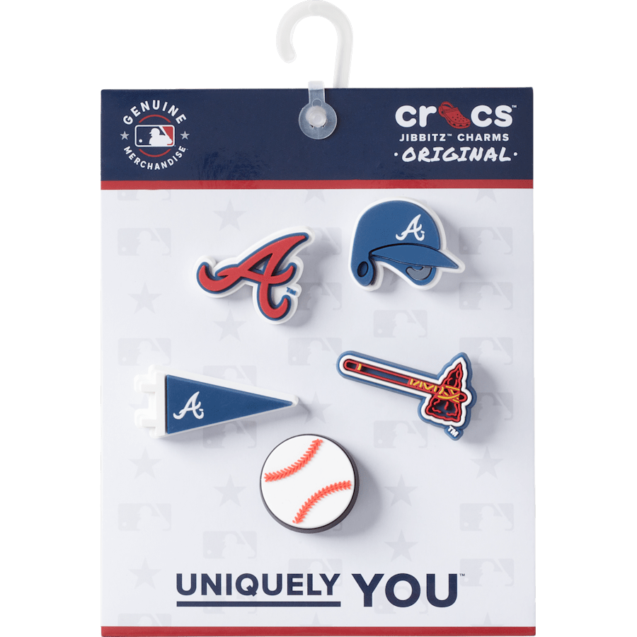 Crocs / MLB Atlanta Braves 5 Pack Jibbitz™ charms Discount