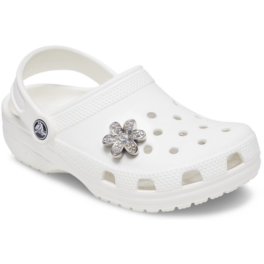 Crocs - Silver Mnchrm Daisy 1 Jibbitz™ charms For Sale