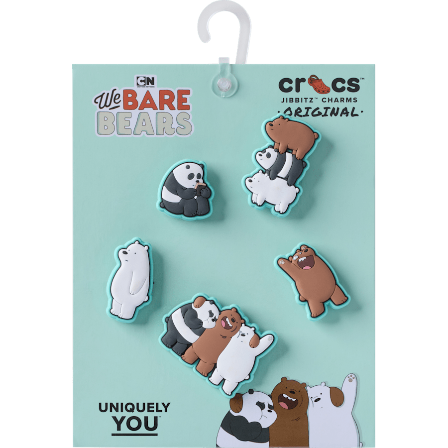 Crocs We Bare Bears 5 Pack Jibbitz™ charms Discount
