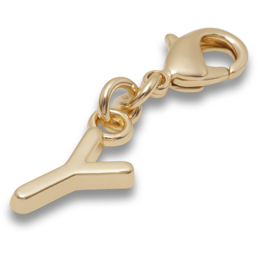 Crocs - Gold Letter Y Charm Jibbitz™ charms For Sale