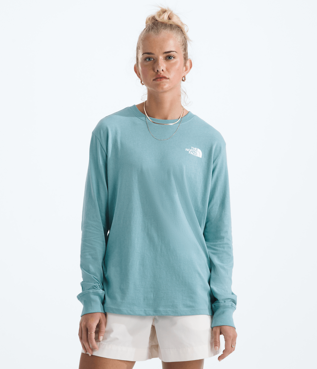 The North Face Women’s Evolution Box NSE Fill Long-Sleeve Tee—Graphic
