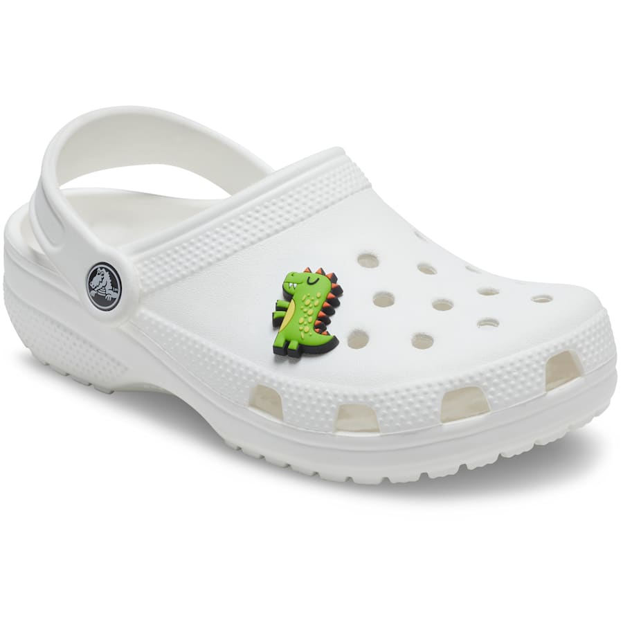 Crocs / Green Dino Jibbitz Shoe Charm Discount