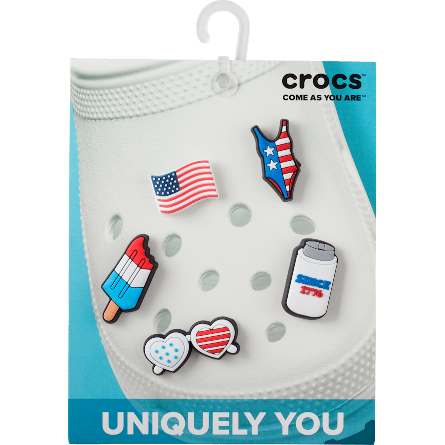 Crocs USA 5 Pack Jibbitz Shoe Charm Outlet