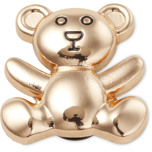 Crocs - Gold Teddy Bear Jibbitz Shoe Charm For Sale