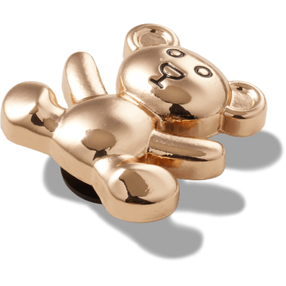 Crocs - Gold Teddy Bear Jibbitz Shoe Charm For Sale