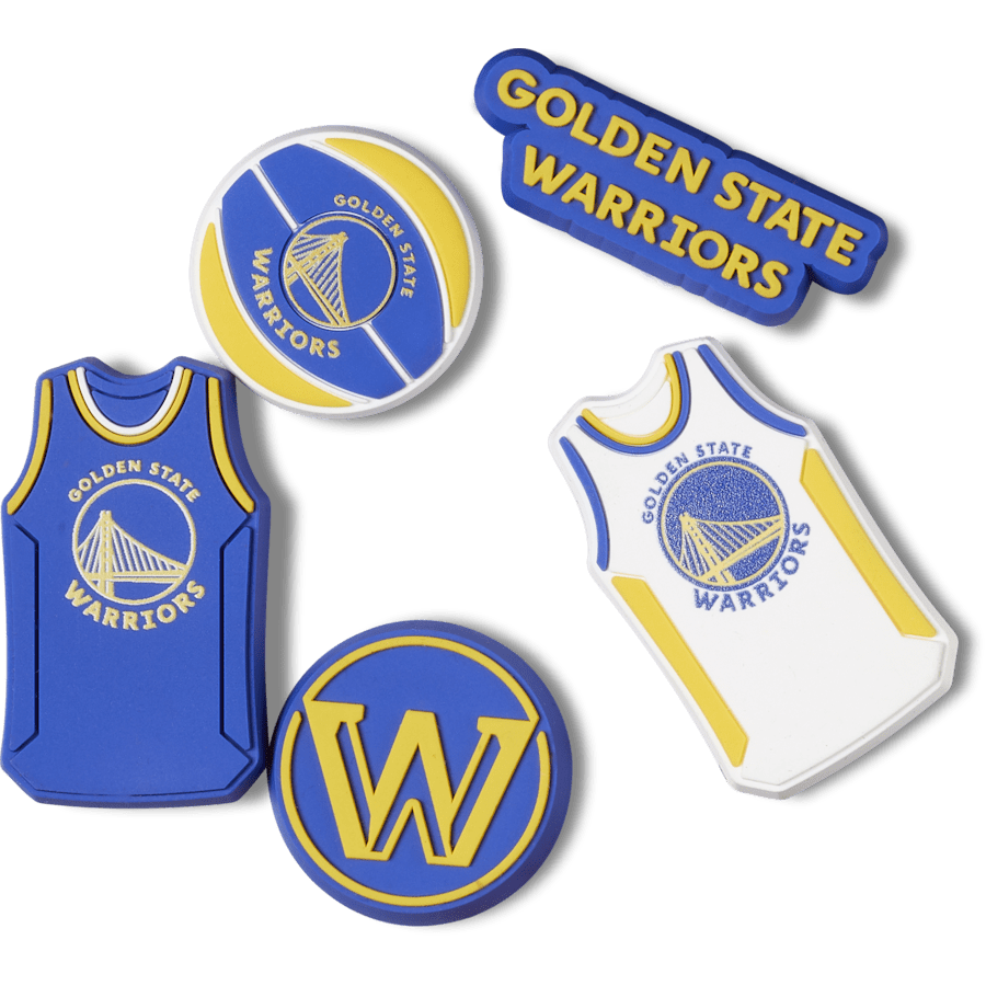 Crocs | NBA Golden State Warriors 5 Pack Jibbitz™ charms Sale