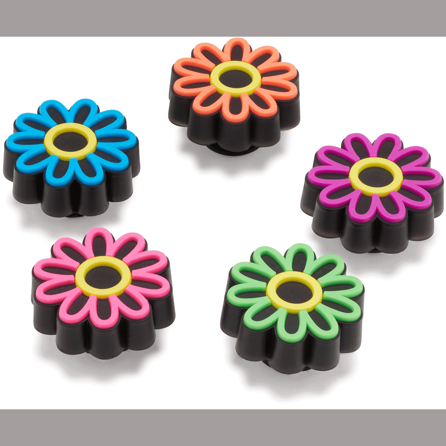 Crocs / Lights Up Daisy 5 Pack Jibbitz Shoe Charm Discount