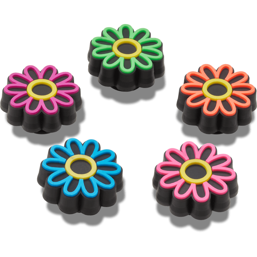 Crocs / Lights Up Daisy 5 Pack Jibbitz Shoe Charm Discount