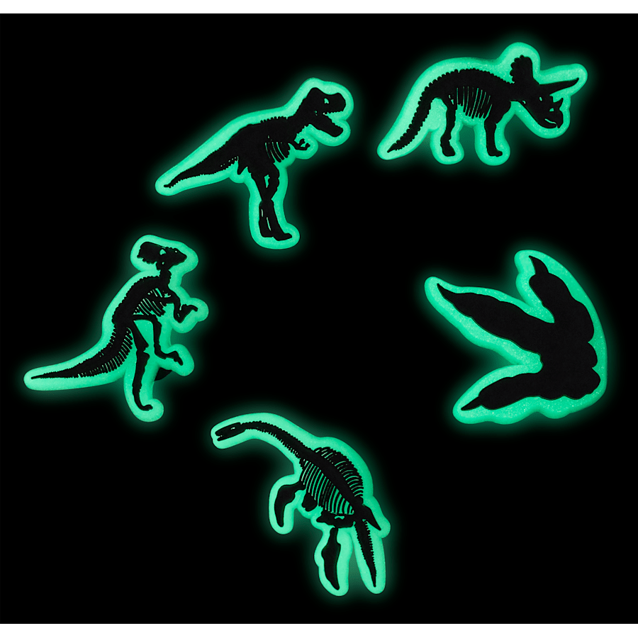 Crocs Glow In The Dark Dino 5 Pack Jibbitz Shoe Charm Sale