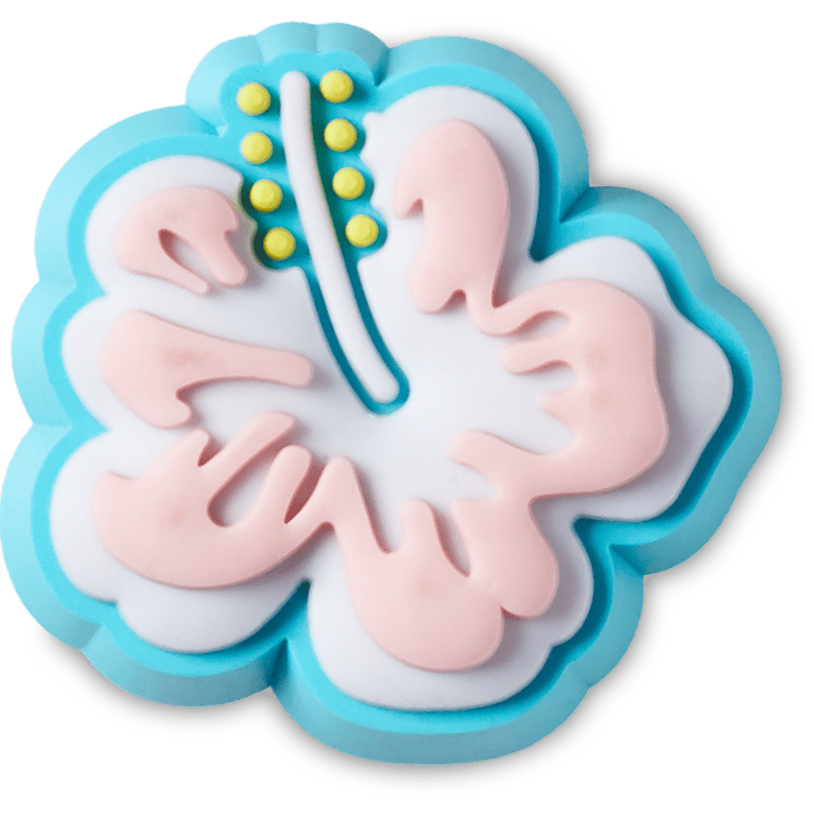 Crocs Blue Hibiscus Jibbitz™ charms Outlet