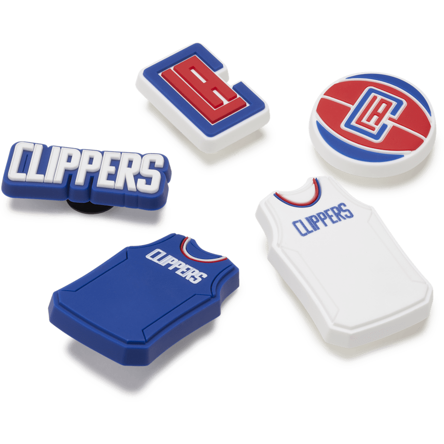 Crocs NBA Los Angeles Clippers 5 Pack Jibbitz™ charms Sale