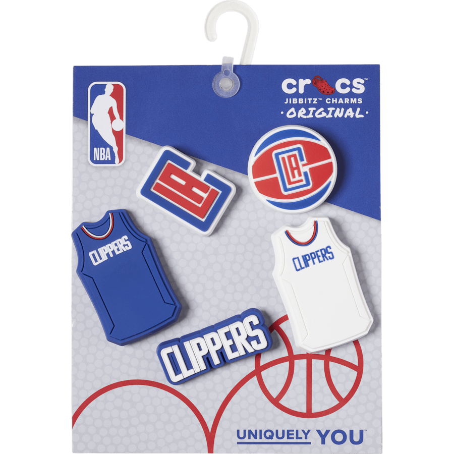 Crocs NBA Los Angeles Clippers 5 Pack Jibbitz™ charms Sale