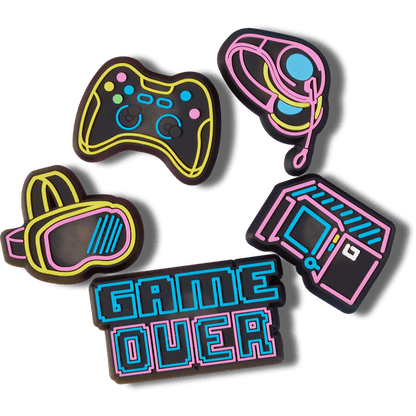 Crocs - Lights Up Neon Gamer 5 Pack Jibbitz™ charms For Sale
