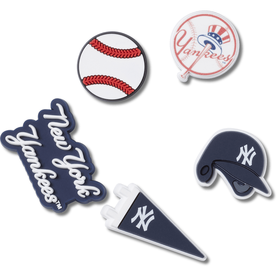Crocs MLB New York Yankees 5 Pack Jibbitz™ charms Discount