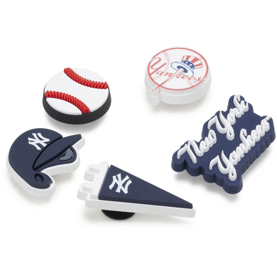 Crocs MLB New York Yankees 5 Pack Jibbitz™ charms Discount