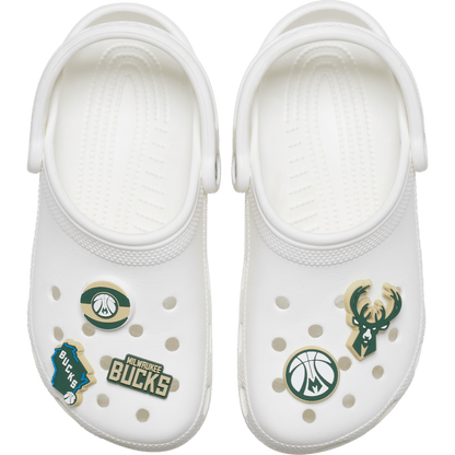 Crocs - NBA Milwaukee Bucks 5 Pack Jibbitz™ charms For Sale