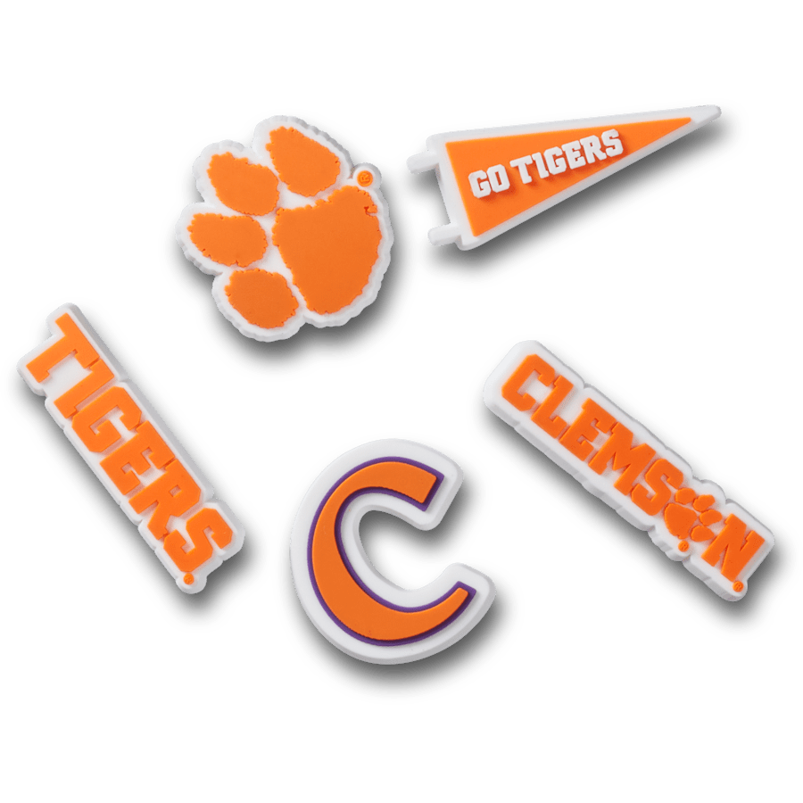 Crocs - Clemson Univ 5 Pack Jibbitz™ charms For Sale