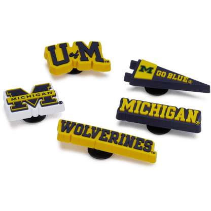 Crocs University of Michigan 5 Pack Jibbitz™ charms On Sale