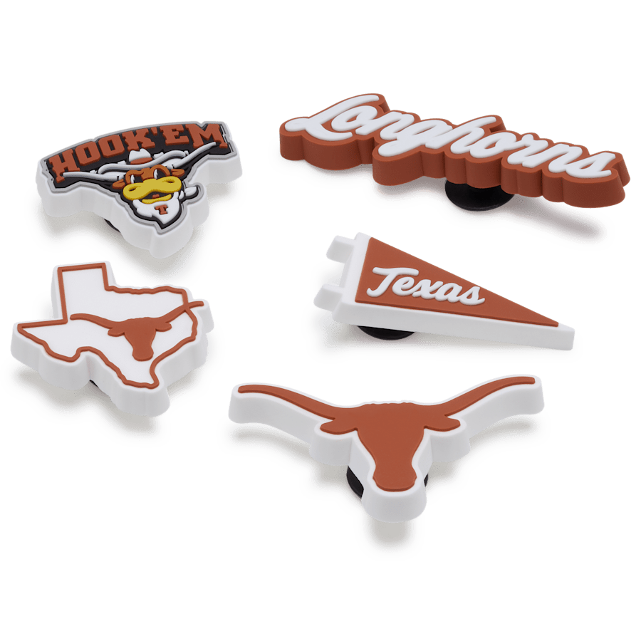 Crocs University of Texas 5 Pack Jibbitz™ charms Outlet