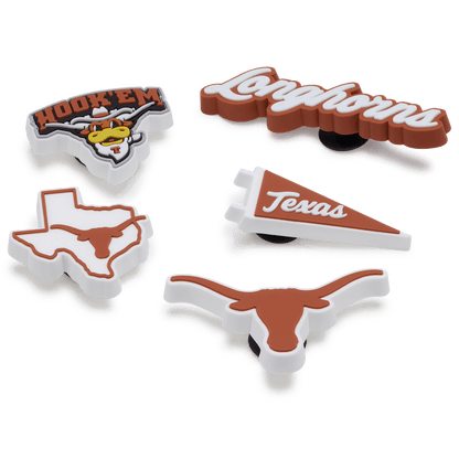 Crocs University of Texas 5 Pack Jibbitz™ charms Outlet