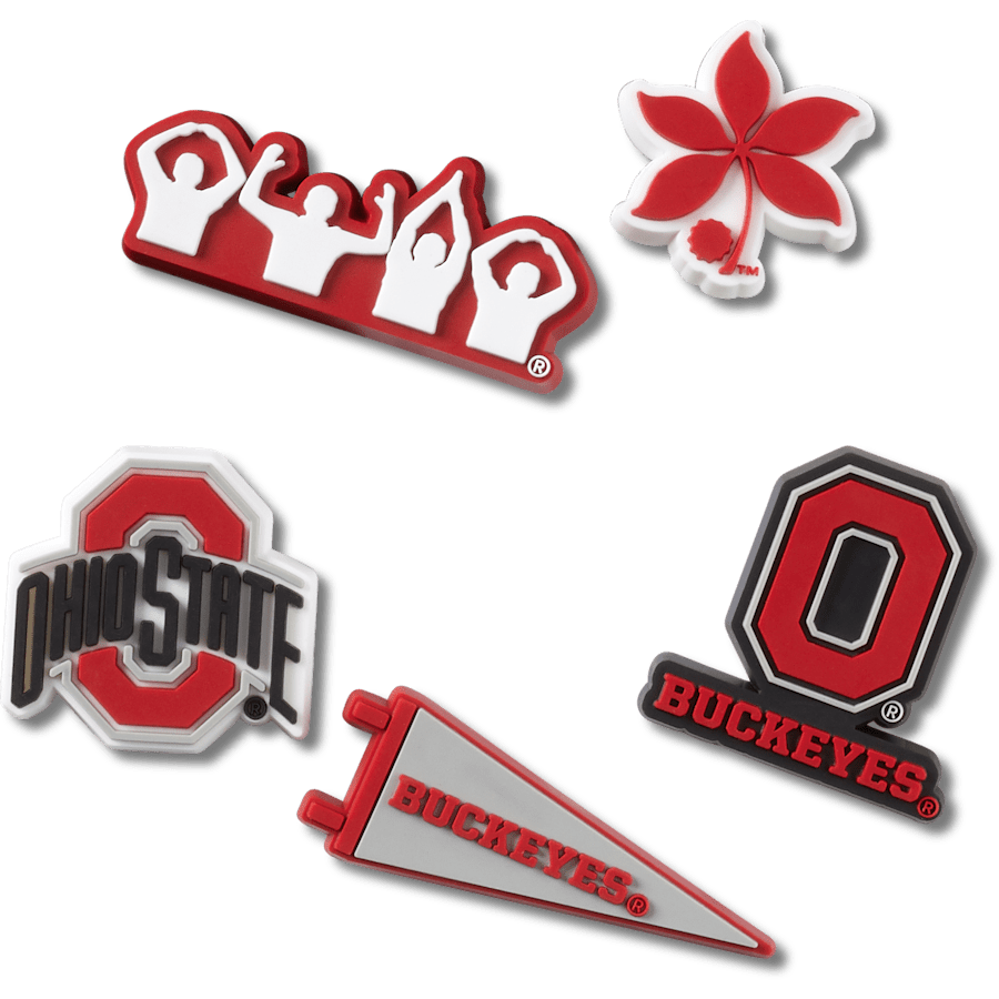 Crocs / Ohio State University 5 Pack Jibbitz™ charms Discount