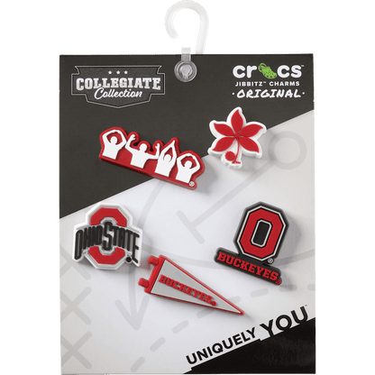 Crocs / Ohio State University 5 Pack Jibbitz™ charms Discount