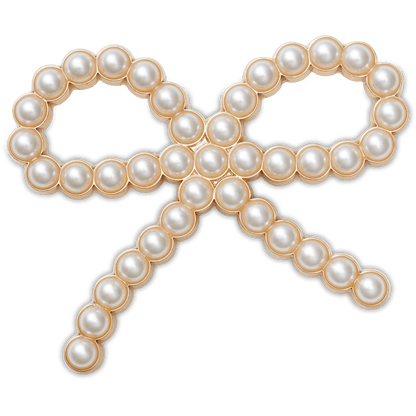Crocs Pearl Bow Jibbitz™ charms Discount