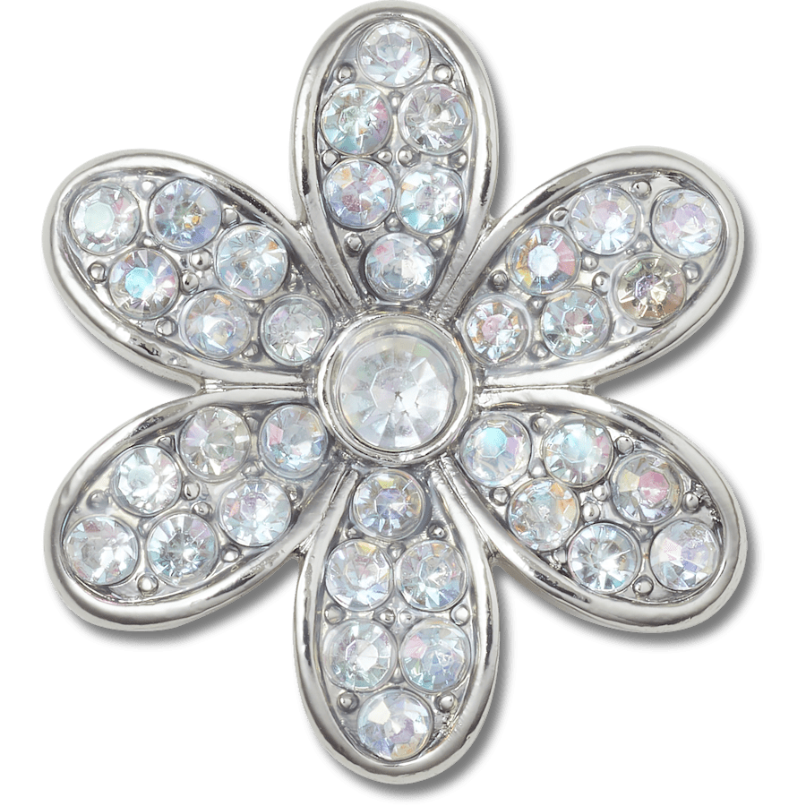 Crocs - Silver Mnchrm Daisy 1 Jibbitz™ charms For Sale
