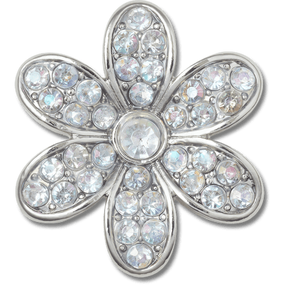 Crocs - Silver Mnchrm Daisy 1 Jibbitz™ charms For Sale