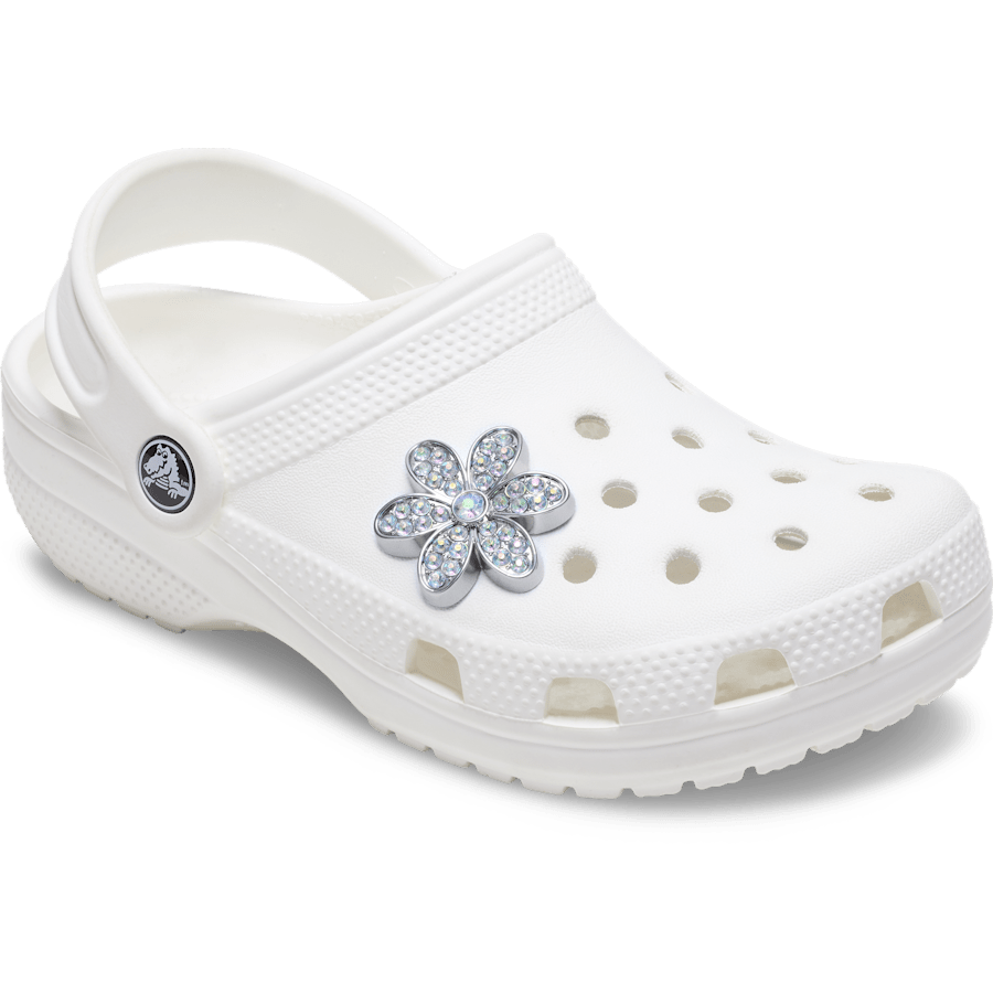 Crocs - Silver Mnchrm Daisy 1 Jibbitz™ charms For Sale