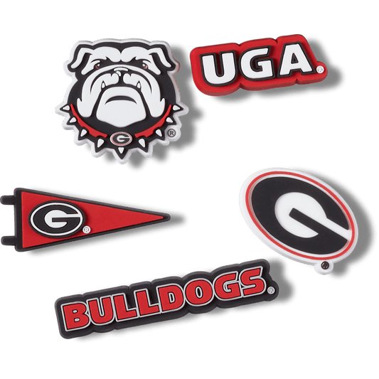 Crocs University of Georgia 5 Pack Jibbitz™ charms Outlet