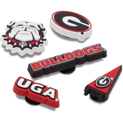 Crocs University of Georgia 5 Pack Jibbitz™ charms Outlet