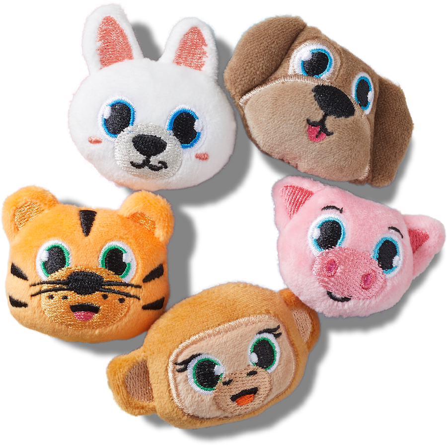 Crocs Fuzzy Animal 5 Pack Jibbitz™ charms Sale