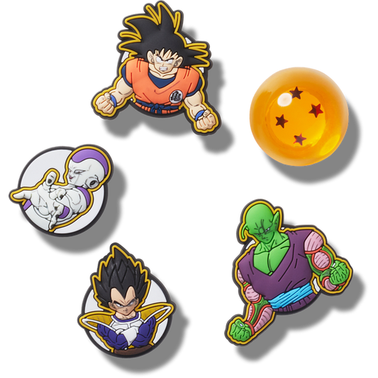 Crocs Dragon Ball Z 5 Pack Jibbitz™ charms On Sale