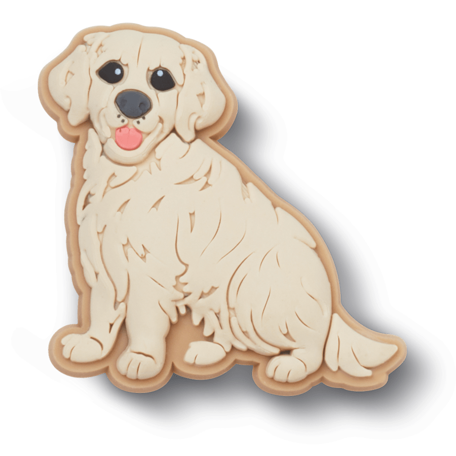Crocs b'Golden Retriever Puppy Jibbitz Shoe Charm' Outlet