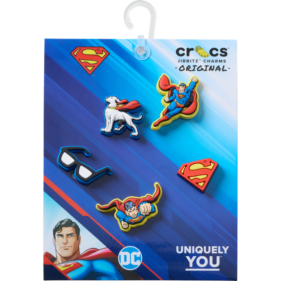 Crocs Superman 5 Pck Jibbitz™ charms On Sale