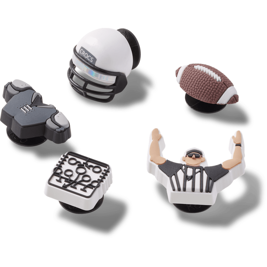 Crocs Football Team 5 Pack Jibbitz™ charms Outlet
