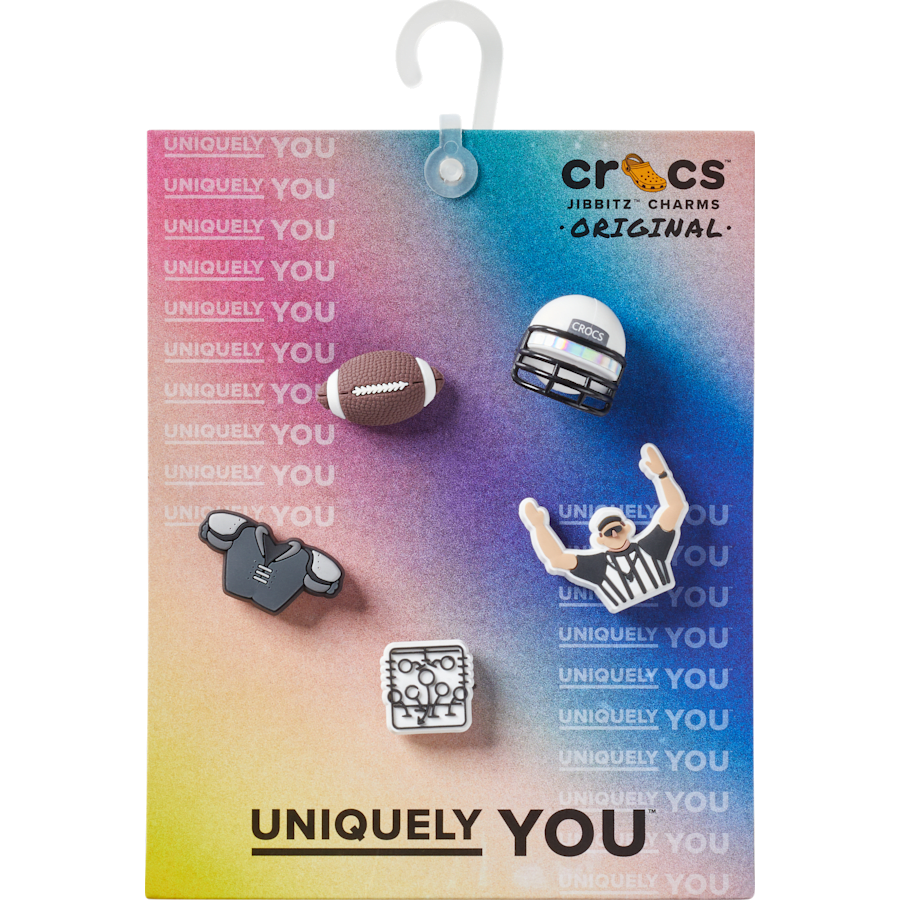 Crocs Football Team 5 Pack Jibbitz™ charms Outlet