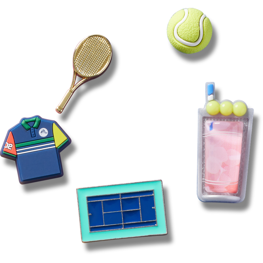 Crocs Day at The Tennis Court 5 Pack Jibbitz™ charms Discount