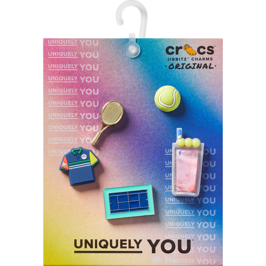 Crocs Day at The Tennis Court 5 Pack Jibbitz™ charms Discount