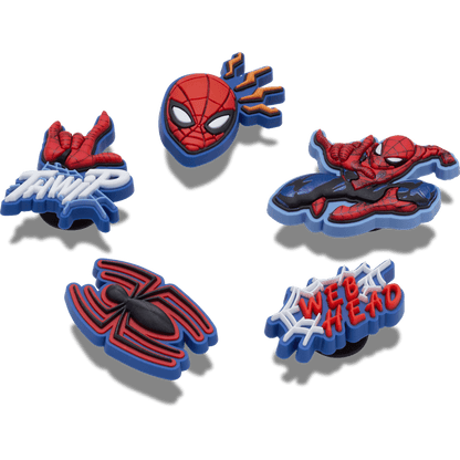 Crocs Spiderman 5 Pack Jibbitz™ charms Discount