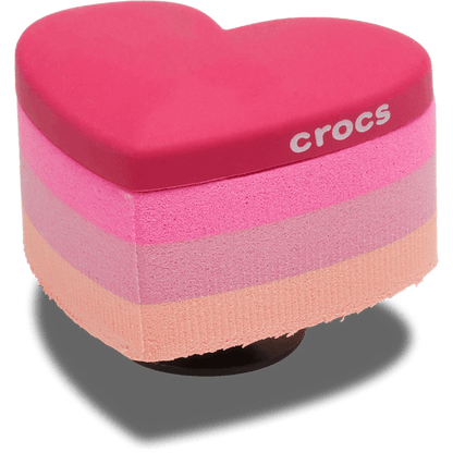 Crocs Stacked Pink Heart Jibbitz™ charms Outlet