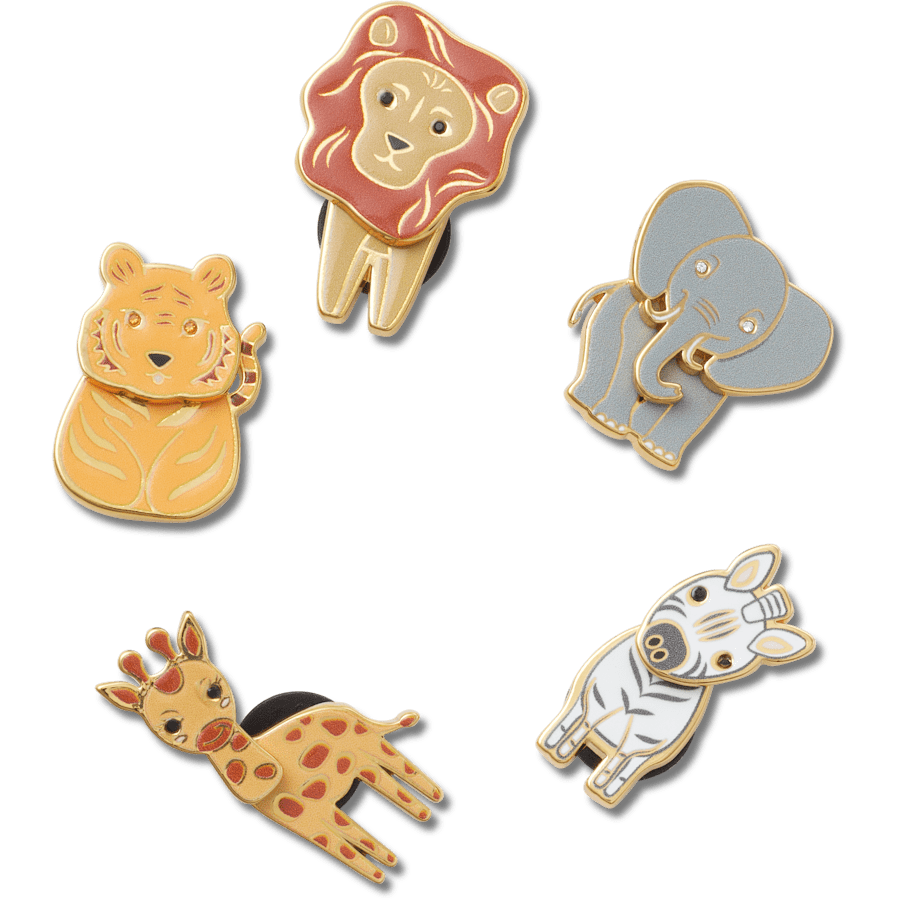 Crocs / Enamel Safari 5 Pack Jibbitz™ charms Discount