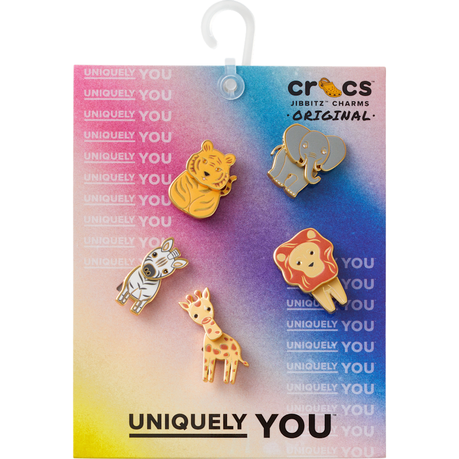 Crocs / Enamel Safari 5 Pack Jibbitz™ charms Discount