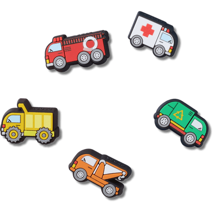 Crocs | Tiny Work Trucks 5 Pack Jibbitz™ charms Online