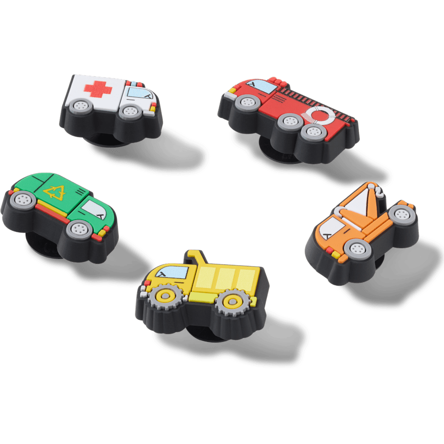Crocs | Tiny Work Trucks 5 Pack Jibbitz™ charms Online