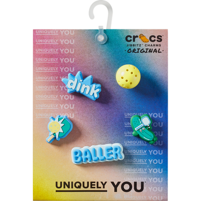 Crocs Pickle Ball 5 Pack Jibbitz™ charms On Sale