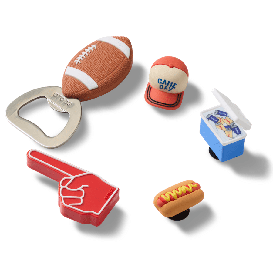 Crocs | Tailgate 5 Pack Jibbitz™ charms Online