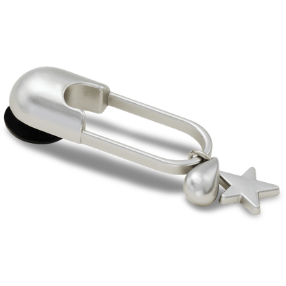 Crocs Silver Meta Safety Pin Jibbitz™ charms Sale